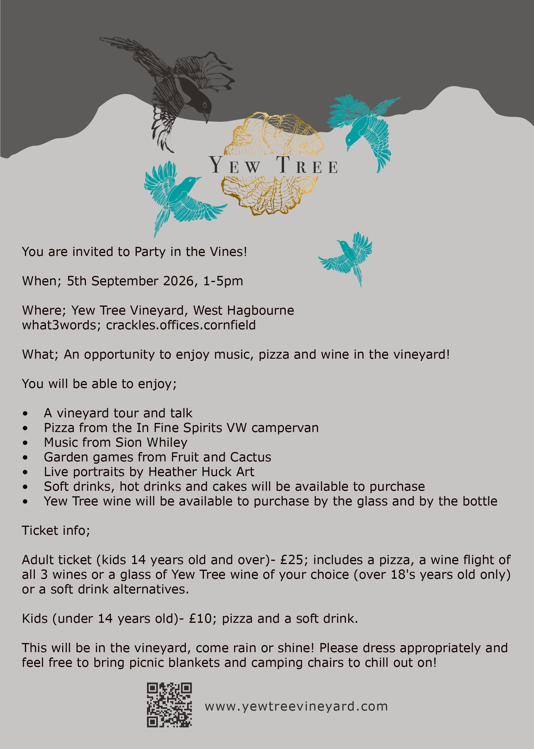 Party in the Vines Tickets